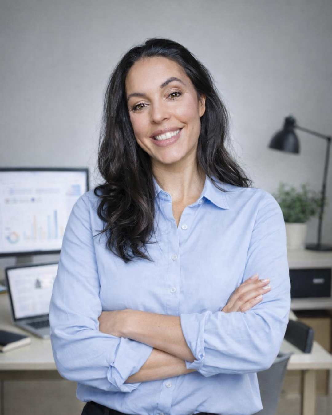 Debout en bras croisé